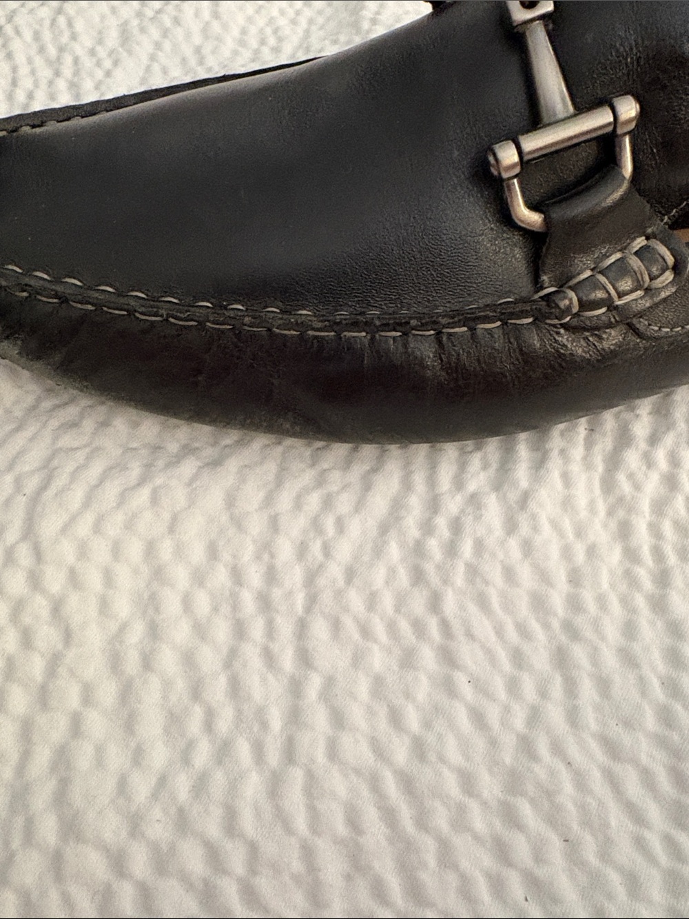 Nordstrom 1901 Men's Bit Loafers Black Leather 13M with Shapers - Picture 8 of 12